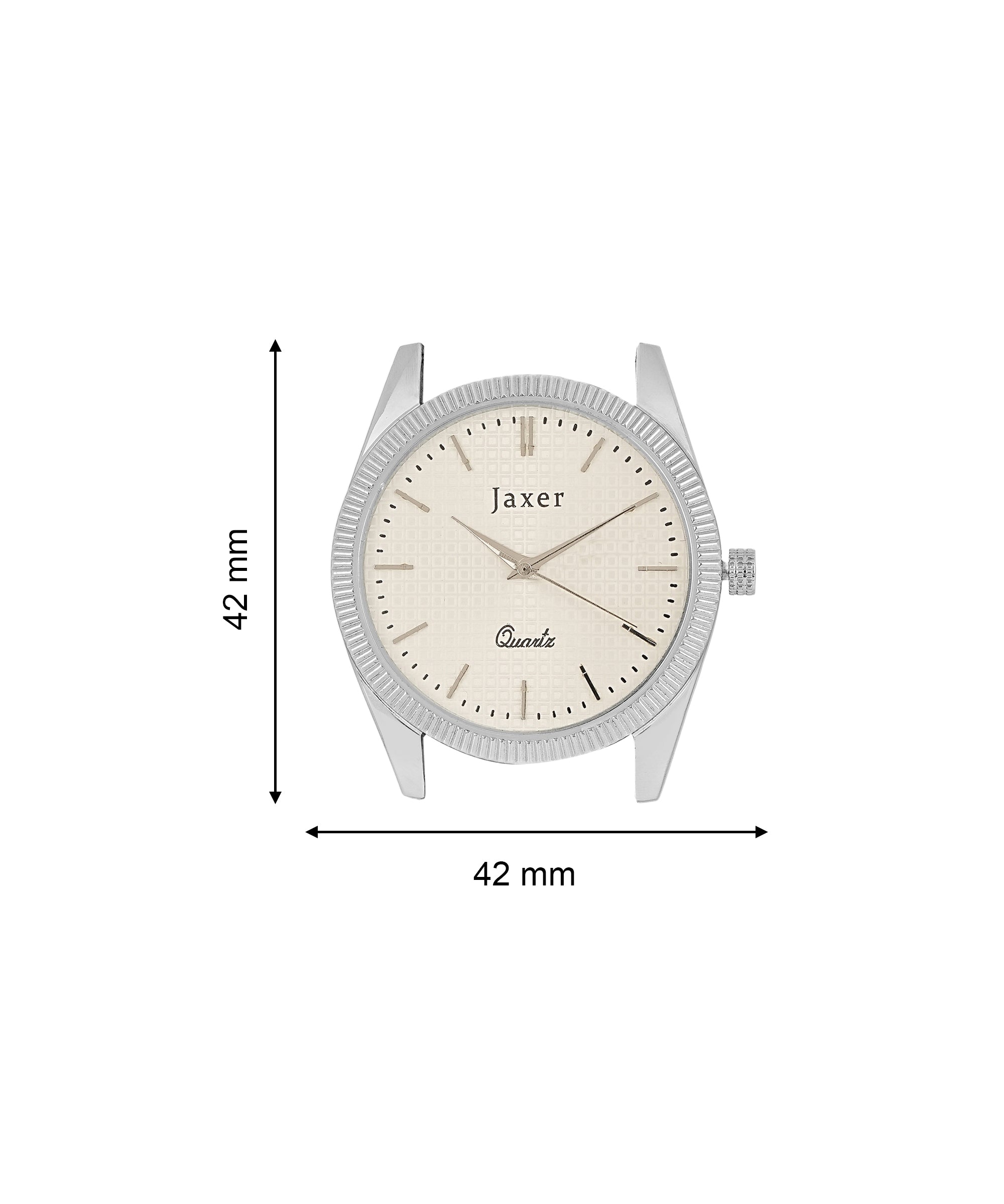 Jaxer Beige Dial Steel Chain Analog Wrist Watch for Men - JXRM2195 - Jainx Store