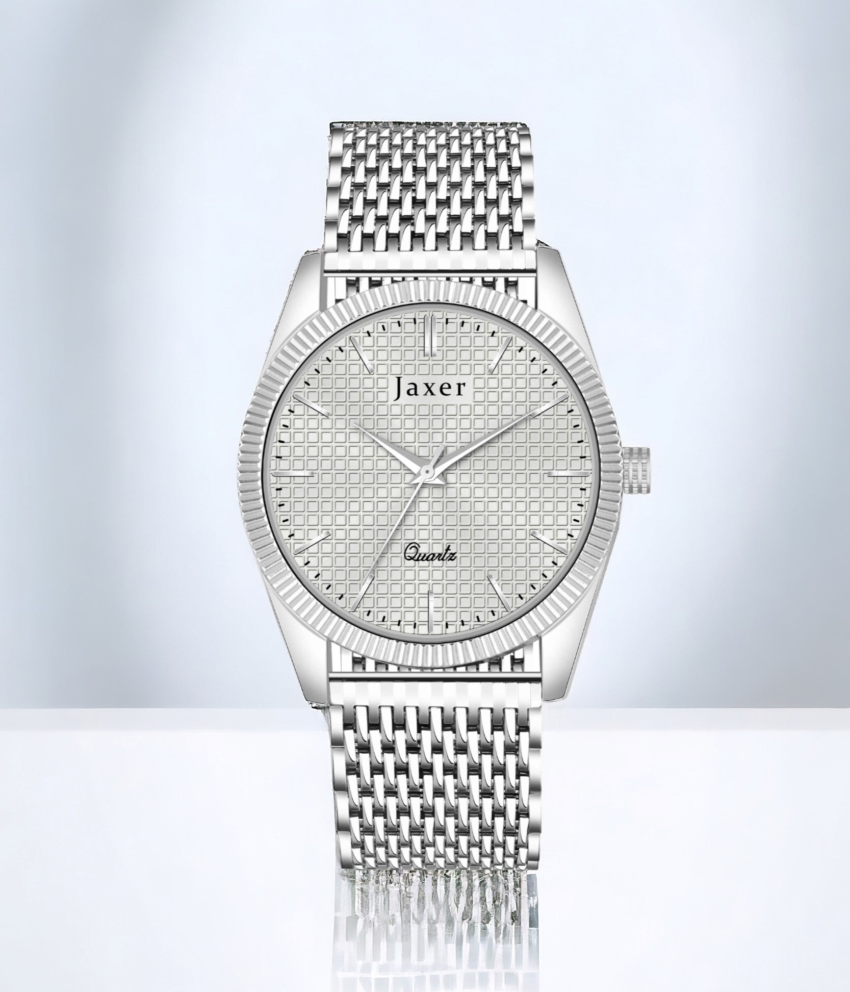 Jaxer Beige Dial Steel Chain Analog Wrist Watch for Men - JXRM2195 - Jainx Store