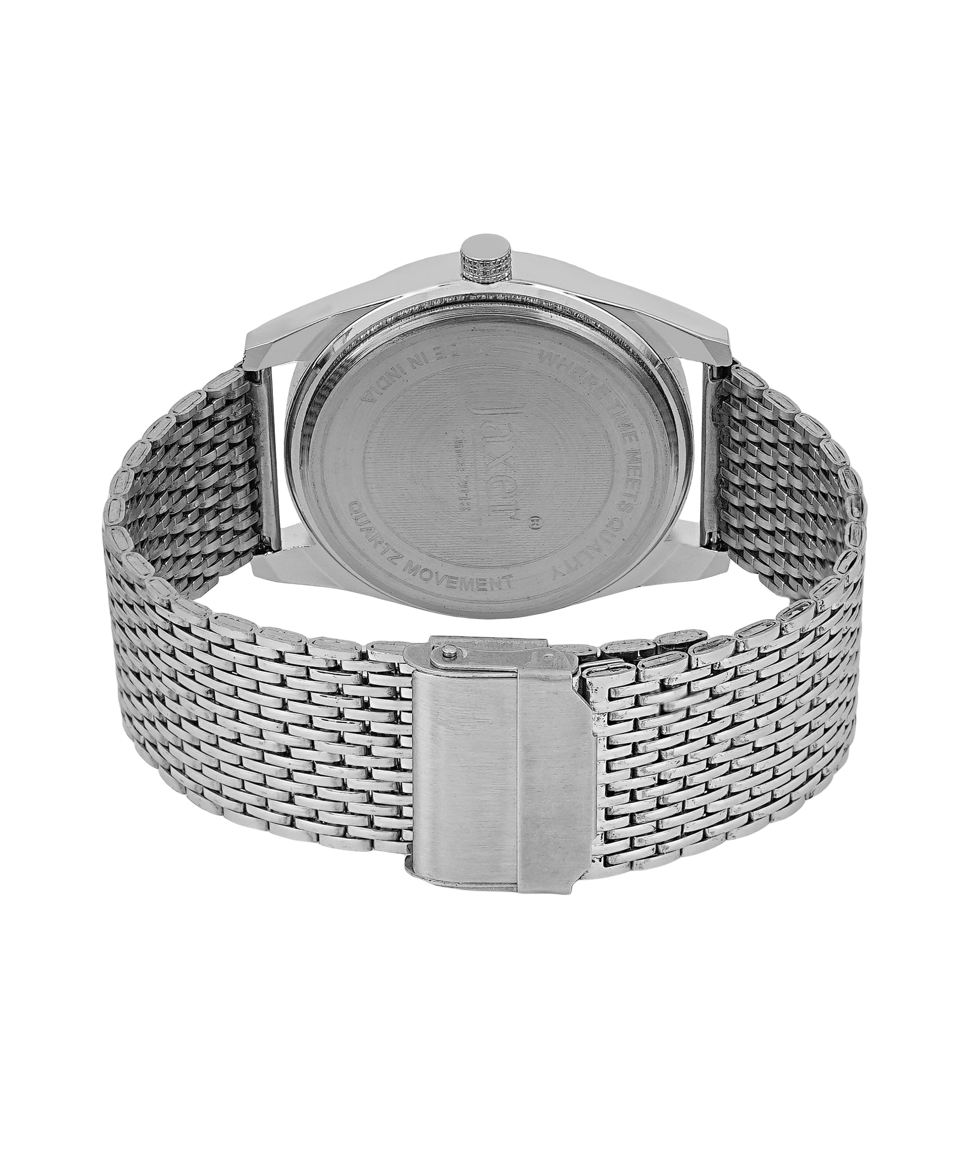 Jaxer Blue Dial Steel Chain Analog Wrist Watch for Men - JXRM2196 - Jainx Store