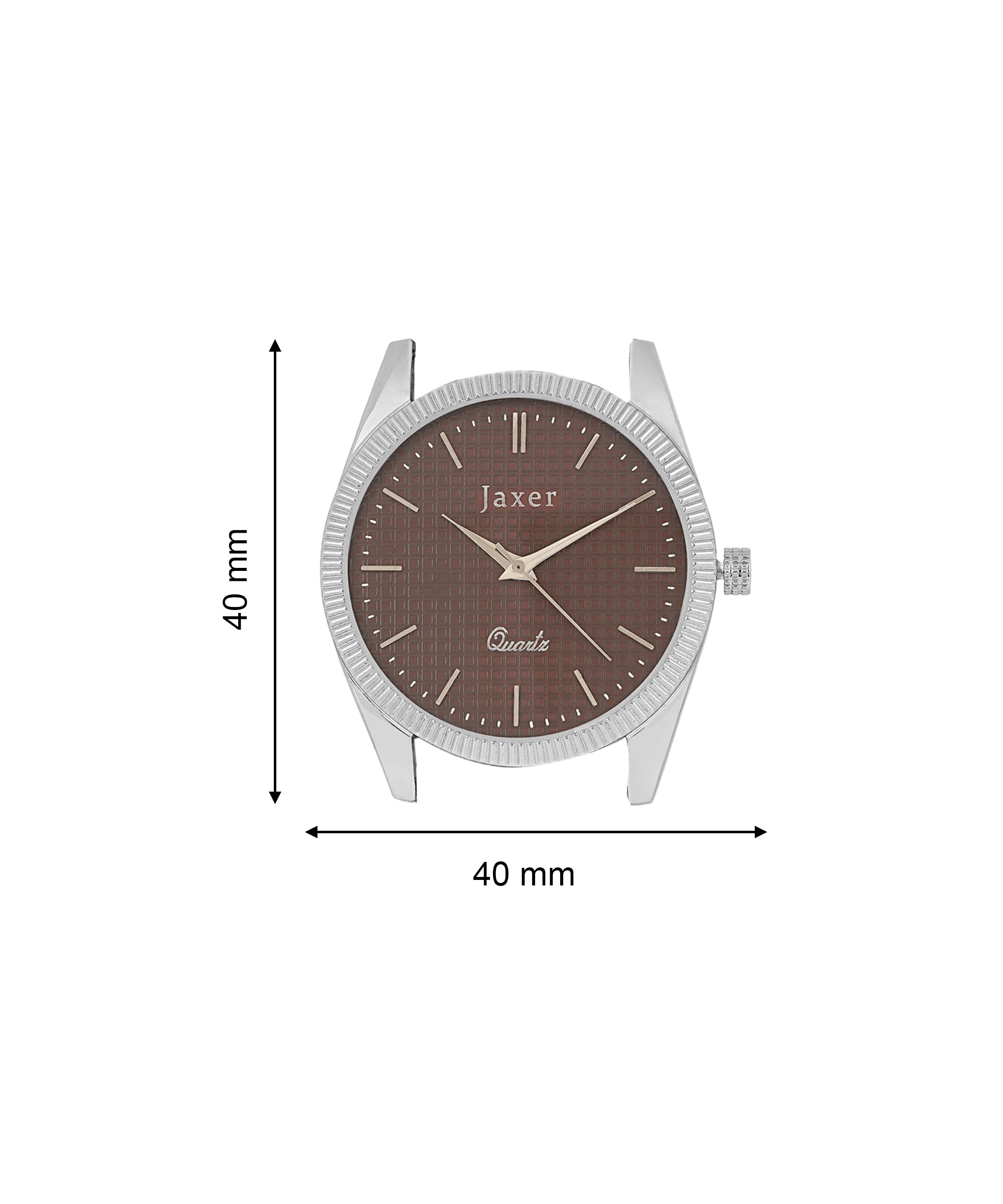 Jaxer Brown Dial Steel Chain Analog Wrist Watch for Men - JXRM2197 - Jainx Store