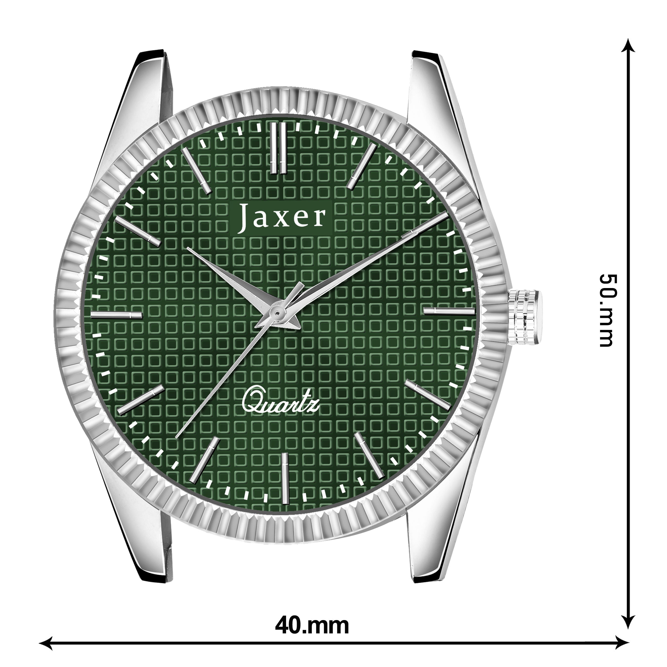 Jaxer Green Silicone Band Analog Wrist Watch For Men And Boys - JXRM2201