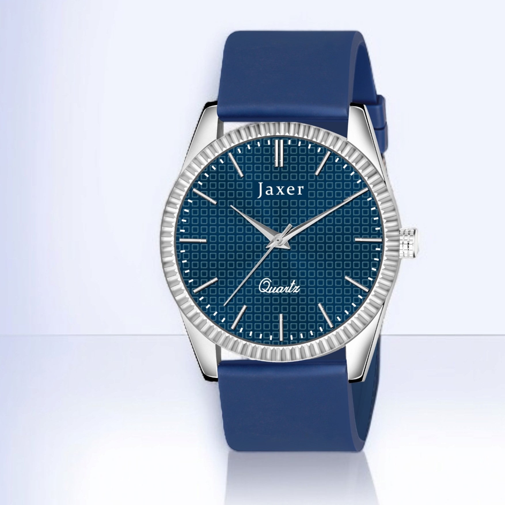 Jaxer Blue Silicone Band Analog Wrist Watch For Men And Boys - JXRM2202
