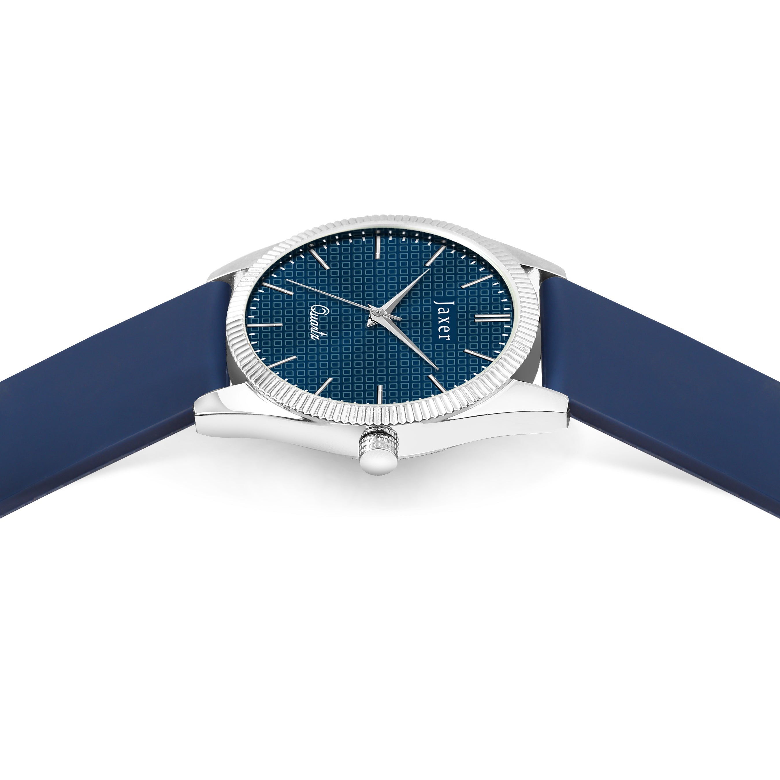Jaxer Blue Silicone Band Analog Wrist Watch For Men And Boys - JXRM2202