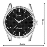 Jaxer Black Silicone Band Analog Wrist Watch For Men And Boys - JXRM2203