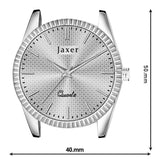 Jaxer Silver Dial Black Silicone Band Analog Wrist Watch For Men And Boys - JXRM2204