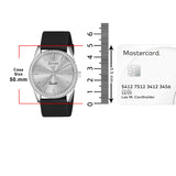 Jaxer Silver Dial Black Silicone Band Analog Wrist Watch For Men And Boys - JXRM2204