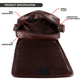 Jaxer Brown Sling Bag for Men & Women - JXRSB106 - Jainx Store