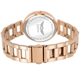 White Dial Golden Steel Chain Analog Watch For Women