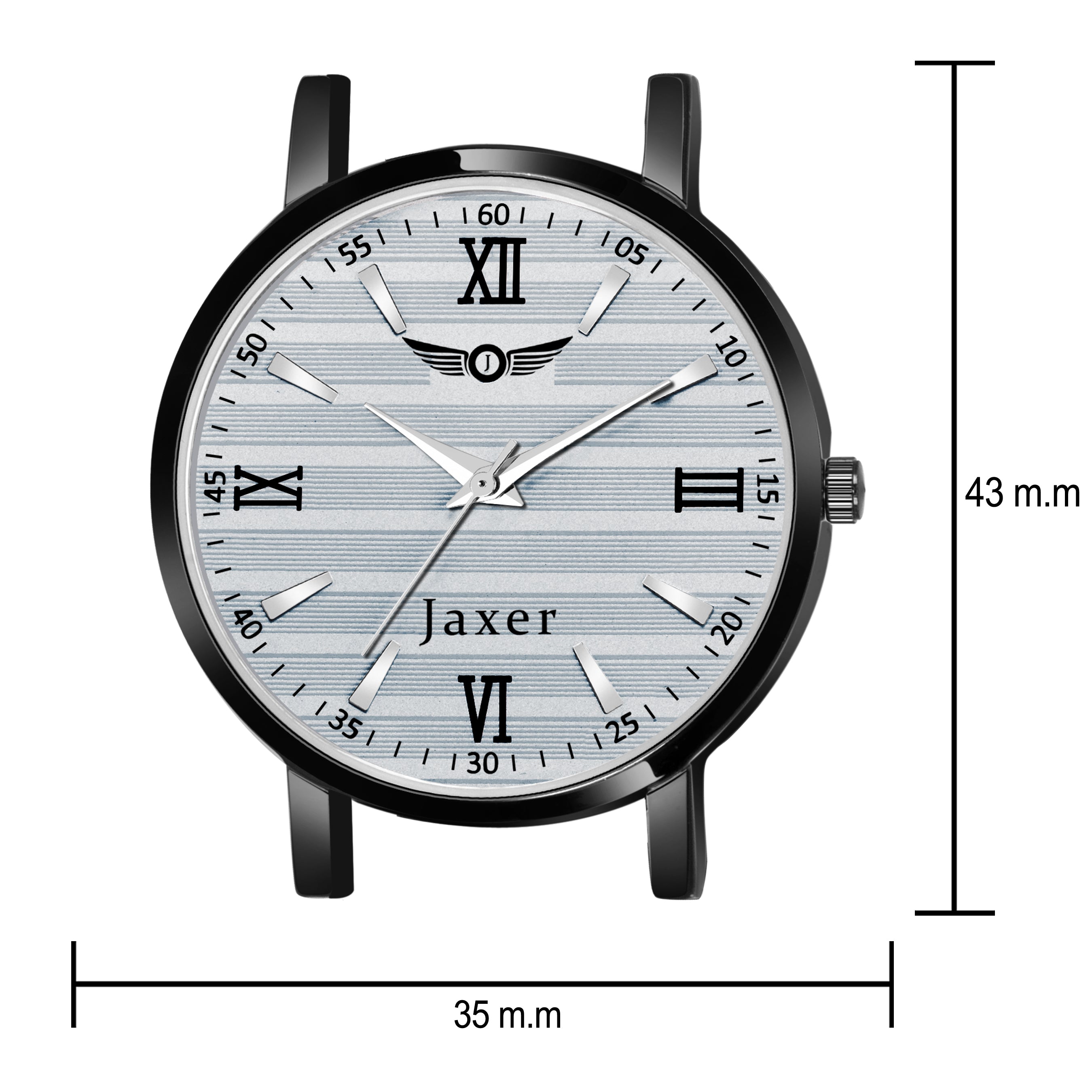 Jaxer Grey Genuine Leather Strap Analog Watch - For Women JXRW2535