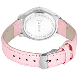 Jaxer Pink Leather Strap Analog Wrist Watch For Women - JXRW2574