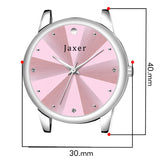 Jaxer Pink Leather Strap Analog Wrist Watch For Women - JXRW2574