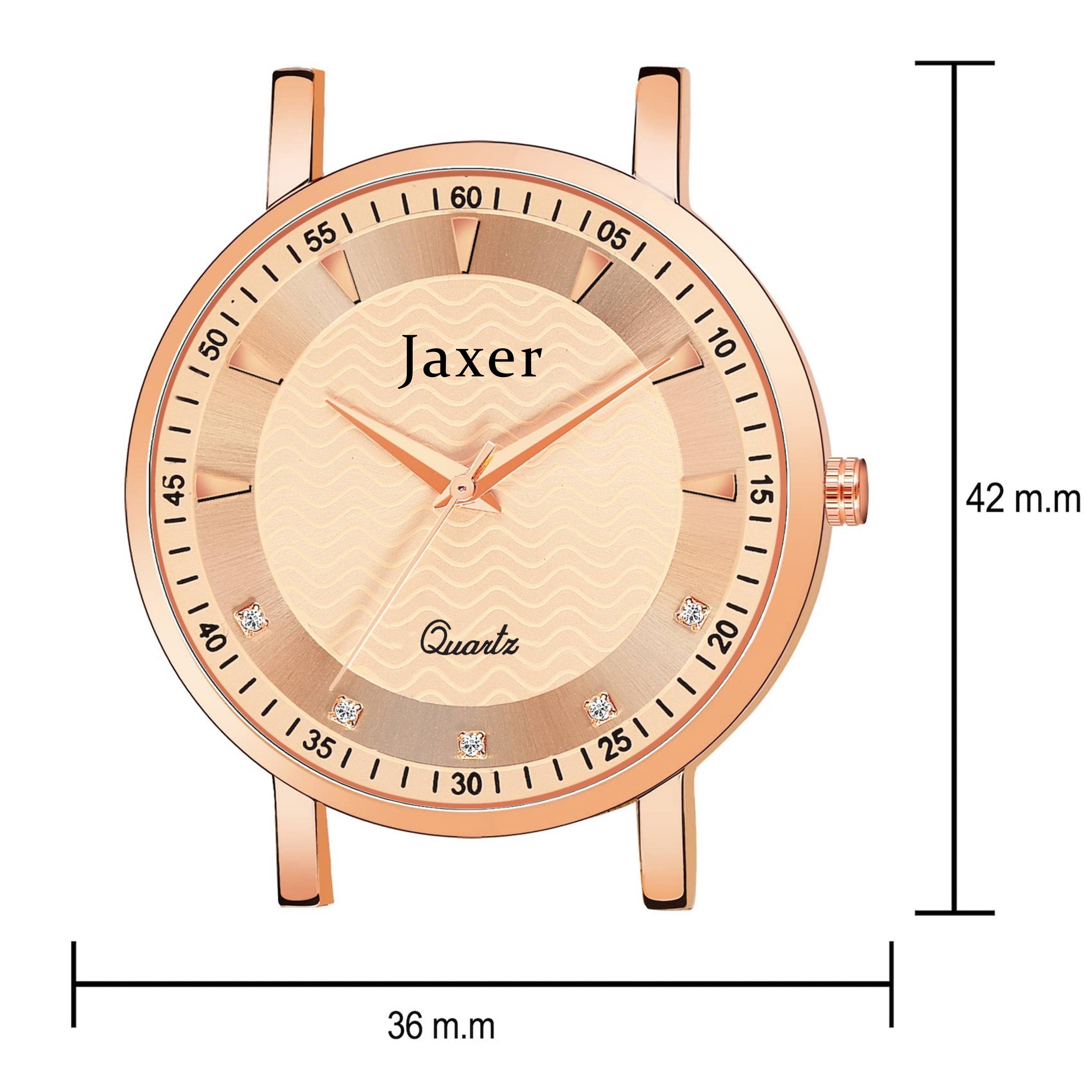 Jaxer Golden Mesh Chain Analog Wrist Watch For Women - JXRW2576