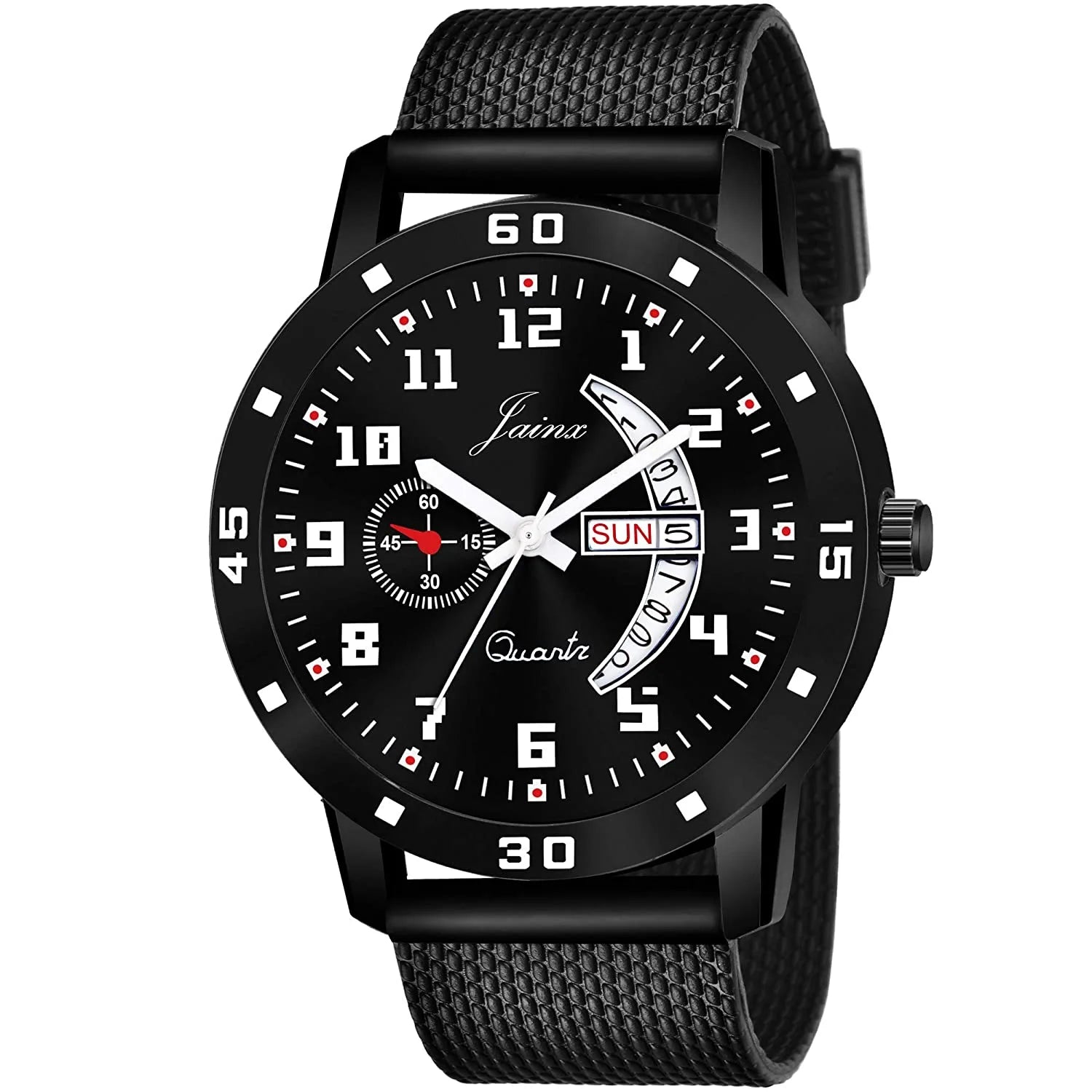 jainx black watch for men