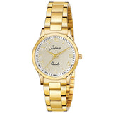 Premium Golden Chain Analog Watch - For Women JW1209