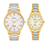 jainx Premium Analogue Couple Watch (White Dial Multicolour Colored Chain) - Jainx Store