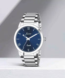 Jainx Blue Dial Stainless Steel Strap Analog Watch for men
