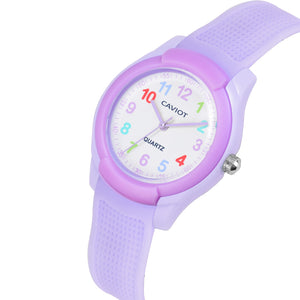 CAVIOT Kids Series Purple Analogue Wrist Watch for Boys and Girls