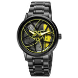 Yellow Gyro Watch For Man