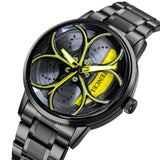 Jainx Premium Yellow Spinning Wheel Gyro Watch for Men - GM1718 - Jainx Store