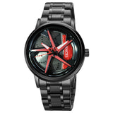 Red Gyro Wheel Watch For Man