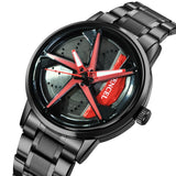 A Man Wearing Gyro Watch