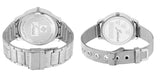 Jainx Couple'S Black Dial Day And Date Analog Watch - JC451