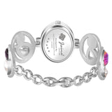 Jainx Silver Bracelet & Stone Studded Gift Set Analog Watch - For Women JGS001