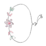 Jainx Silver Bracelet & Stone Studded Gift Set Analog Watch - For Women JGS001