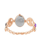 Jainx Rose Gold Bracelet & Stone Studded Gift Set Analog Watch - For Women JGS002