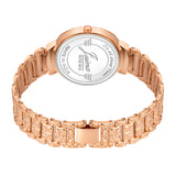 Jainx Rose Gold Stylish Bracelet Gift Set Combo with Analog Wrist Watch for Women - JGS013