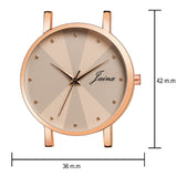 Jainx Rose Gold Stylish Bracelet Gift Set Combo with Analog Wrist Watch for Women - JGS014