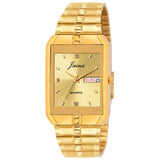 Jainx Golden Premium Day & Date Feature Dial Analog Watch - For Men JM1127
