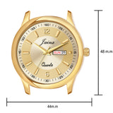 Jainx Premium Gold Day & Date Function Dial Analog Watch - For Men JM1133