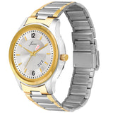 Jainx Silver Dial Day And Date Functioning Analog Watch - For Men JM1173