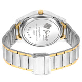 Jainx Silver Dial Day And Date Functioning Analog Watch - For Men JM1173