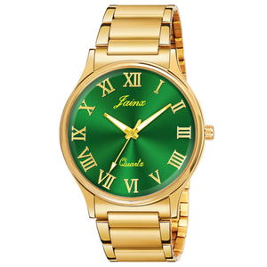 Jainx Premium Gift Golden Analog Watch for Men JM1186