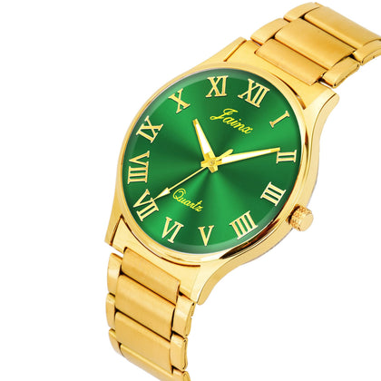 Jainx Premium Gift Golden Analog Watch for Men JM1186