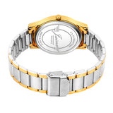 Jainx Premium Gold Plated Transparent Skeleton Dial Steel Chain Analog Wrist Watch for Men - JM1194