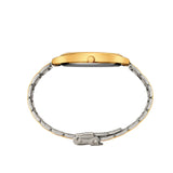 Jainx Premium Gold Plated Transparent Skeleton Dial Steel Chain Analog Wrist Watch for Men - JM1195