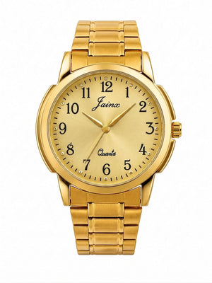 Jainx Premium Golden Chain Analog Wrist Watch for Men - JM1197