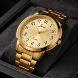 Jainx Premium Golden Chain Analog Wrist Watch for Men - JM1197