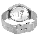 Jainx Blue Day & Date Function Dial Steel Mesh Chain Analog Watch - For Men JM7119