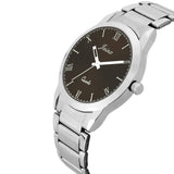 Jainx Brown Dial Steel Chain Analog Watch - For Men JM7137