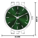 Jainx JM7140 Green Dial Stainless Steel Chain Analog Watch - For Men