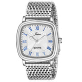 Jainx Silver Dial Steel Chain Analog Wrist Watch for Men - JM7159
