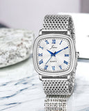 Jainx Silver Dial Steel Chain Analog Wrist Watch For Men - JM7159