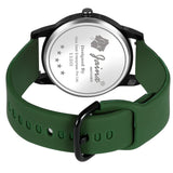 Jainx Green Silicone Band Analog Watch - For Men JM7163 - Jainx Store