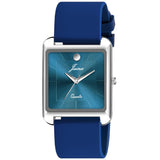 Jainx Square Shape Silicone Strap Analog Wrist Watch for Men - JM7171
