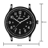 black silicone watch for men