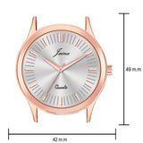 Jainx Silver Dial Leather Band Analog Wrist Watch for Men - JM7184 - Jainx Store